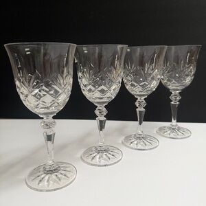 Galway Irish Crystal Wine Glasses Set of 4